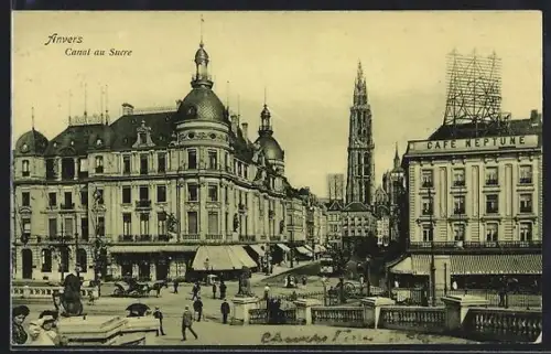 AK Anvers, Canal au Sucre