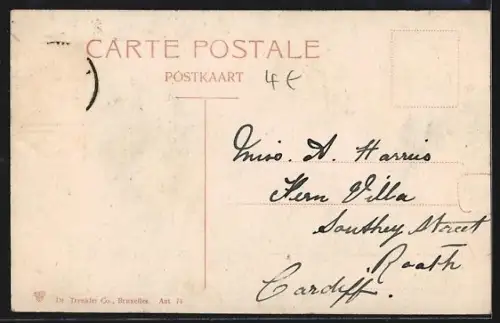 AK Anvers, Canal au Sucre