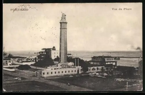 AK Port-Said, Vue du Phare