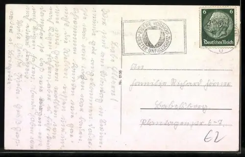 AK Swinemünde, Molenpartie mit Leuchtturm