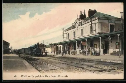AK Sens, Le quai de la Gare P.-L.-M
