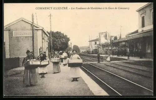 AK Commercy, Les Vendeuses de Madeleines à la Gare de Commercy