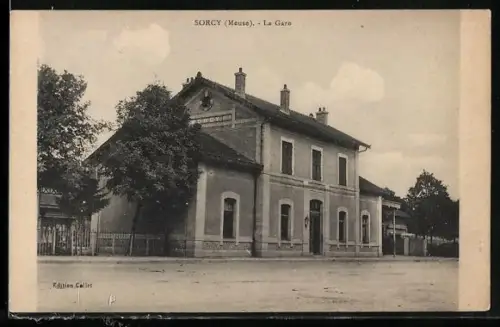 AK Sorcy /Meuse, La Gare