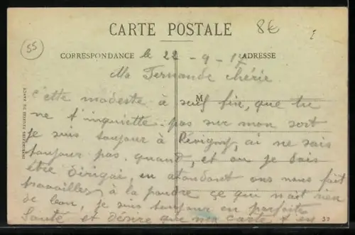 AK Revigny /Meuse, La Gare pendant la Grande Guerre 1914-1917