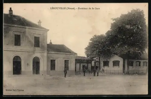 AK Lérouville /Meuse, Extérieur de la Gare