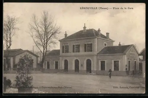 AK Lérouville /Meuse, Place de la Gare