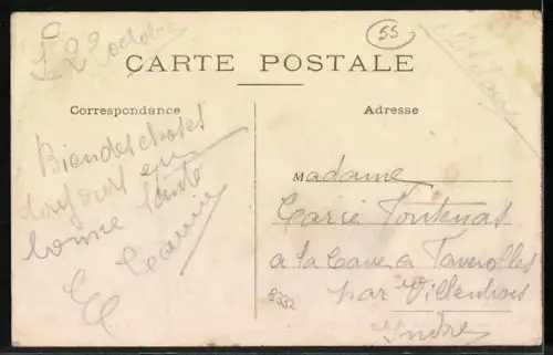 AK Lérouville /Meuse, Place de la Gare