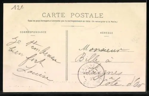 AK Laroche, En Gare, Le Passage Souterrain