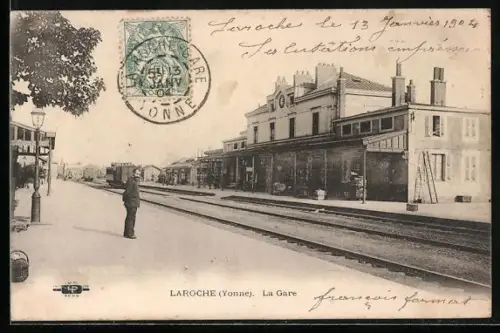 AK Laroche /Yonne, La Gare