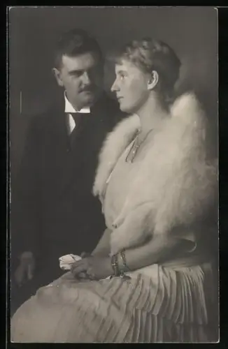 Foto-AK Prinz Friedrich Christian von Sachsen