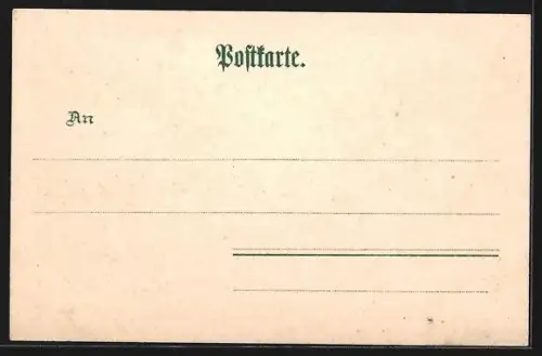 Lithographie Berlin, Leipziger Platz mit Strassenbahn