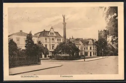 AK Oldenburg i. Gr., Friedensplatz