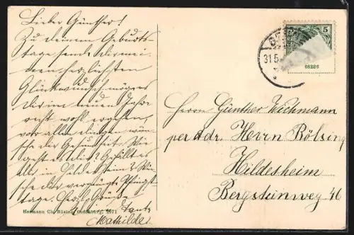 AK Oldenburg / O., Partie am Friedensplatz