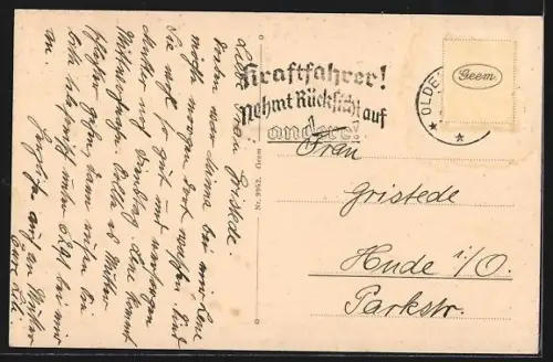 AK Oldenburg i. O., Lange Strasse mit Geschäft Wittekind