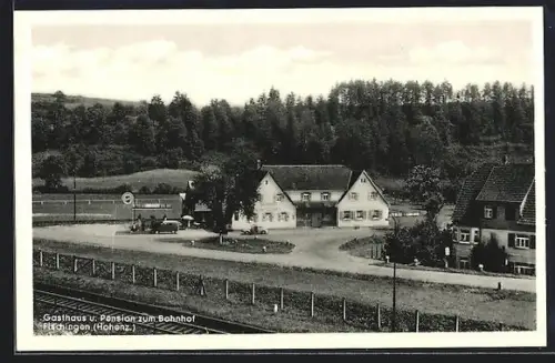 AK Fischingen /Sulz, Gasthaus und Pension zum Bahnhof