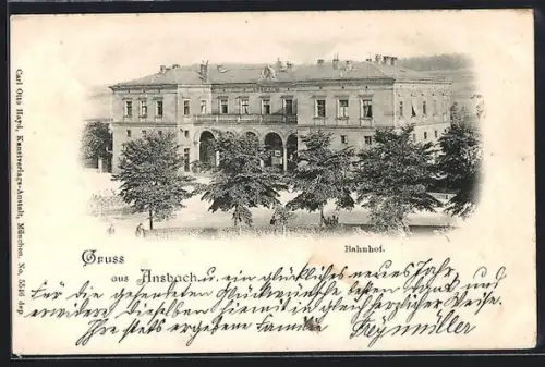 AK Ansbach, Partie am Bahnhof