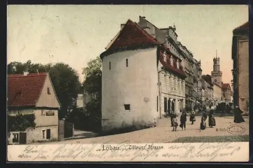 AK Löbau, Zittauer Strasse