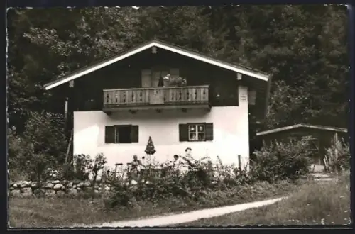 AK Berchtesgaden-Ilsank, Hotel Haus Renate, Bes. Hans u. Juliane Pfnür