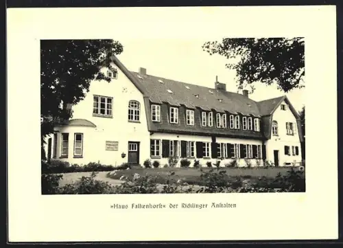 AK Ricklingen, Haus Falkenhorst der Richtlinger Anstalten