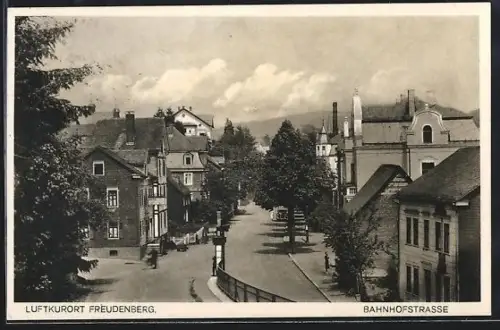 AK Freudenberg / Main, Bahnhofstrasse
