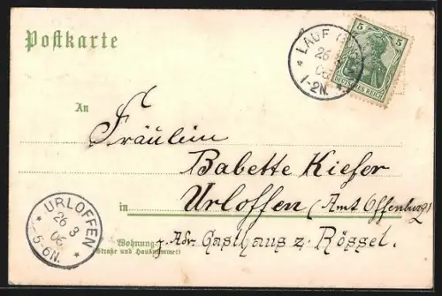 AK Vaihingen a. E., Partie an der Enz, Schloss, Stadtturm