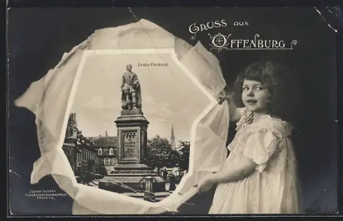AK Offenburg, Drake-Denkmal