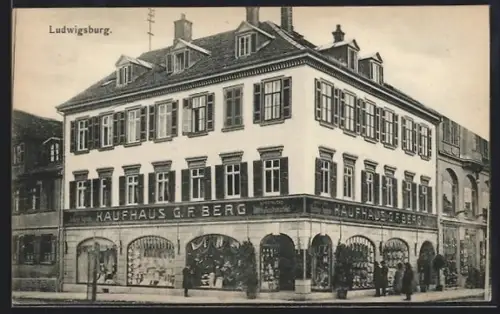 AK Ludwigsburg / Württemberg, Kaufhaus G.F. Berg