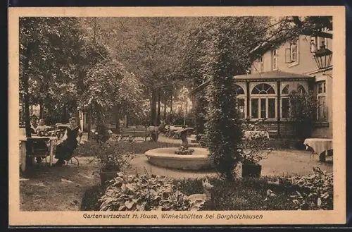 AK Winkelshütten bei Borgholzhausen, Gaststätte H. Kruse