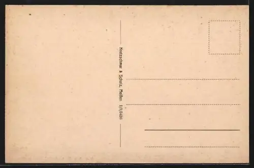AK Freiberg i. Sa., Blick über Postplatz und Hornstrasse
