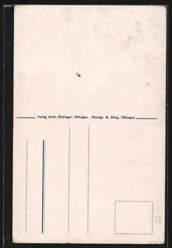 AK Höfingen / Leonberg, Hauptstrasse mit Blick zur Kirche