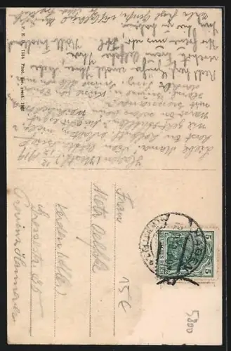 AK Hagen i. W., Frankfurterstrasse mit Johanneskirche