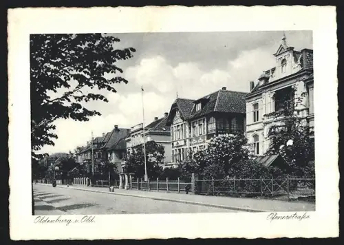 AK Oldenburg i. Oldb., Häuser in der Ofenerstrasse