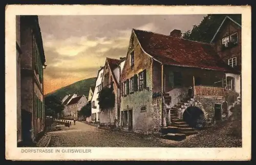 AK Gleisweiler, Strassenpartie