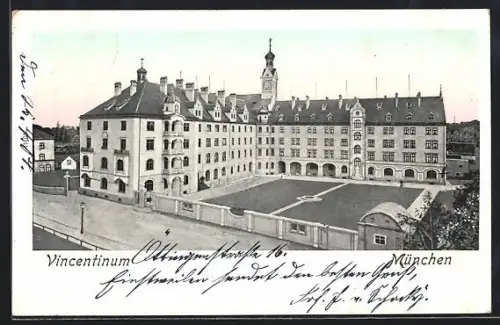 AK München, Vincentinum, Oettingenstrasse 16