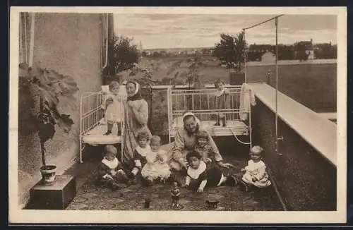 AK München-Berg am Laim, Verein Kinderheim, Ampfingstrasse 70