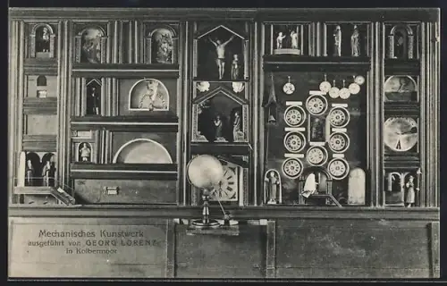 AK Kolbermoor, Kunstuhr mit Globus