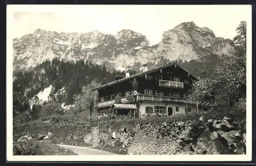 AK Hintersee /Ramsau, Hotel-Landhaus Marxen