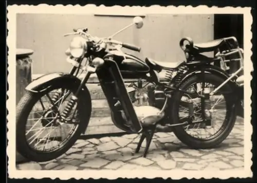 Fotografie Köhne, Grossröhrsdorf, Motorrad IFA-RT 125