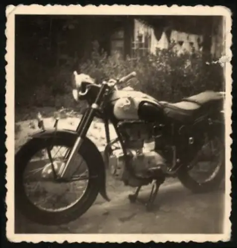 Fotografie Hanni Schimmel, Falkensee, Motorrad AWO 425 Sport