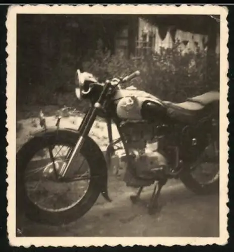 Fotografie Hanni Schimmel, Falkensee, Motorrad AWO 425 Sport