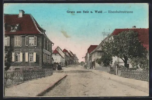AK Sulz u. Wald, Eisenbahnstrasse
