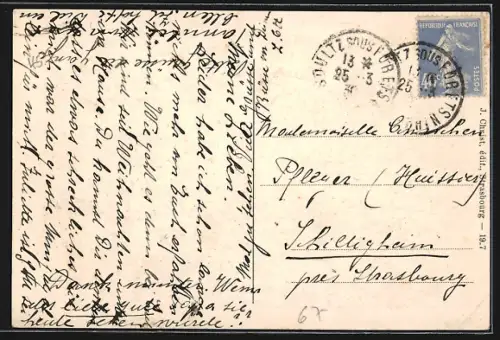 AK Soultz-sous-Forêts, Monument et maisons à colombages