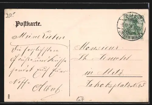 AK Sulz u. W., Eisenbahnstrasse