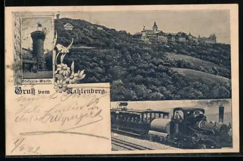 AK Wien, Bergbahn zum Kahlenberg & Stefanie-Warte