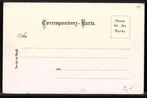 Lithographie Wien, Kahlenberg, Hotel, Stefanie-Warte, Leopoldsberg, Wappen, Eisenbahn