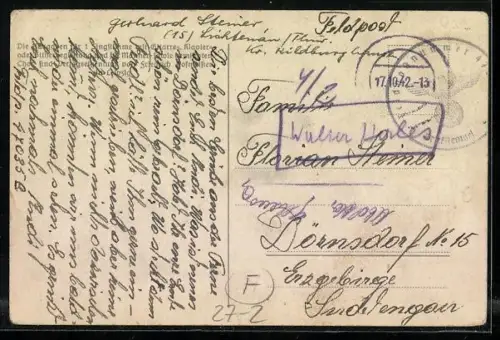 Lied-AK Anton Günther NR: 18, Mei Voterhaus, Anton Günther's Vaterhaus