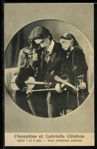 AK Florentine et Gabrielle Chlebna, Les prodiges du talent musical