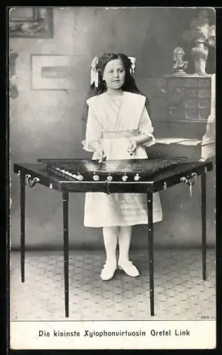 AK die kleinste Xylophonvirtuosin Gretel Link