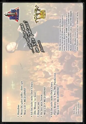 AK Musiker Olaf Henning lächelnd im Porträt, Autograph