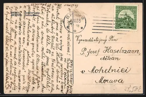 AK Brünn / Brno, Justizpalast